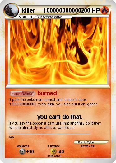 Pokemon killer     100000000000