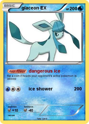 Pokemon glaceon EX