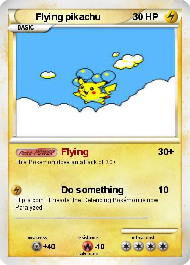 Pokemon Flying pikachu