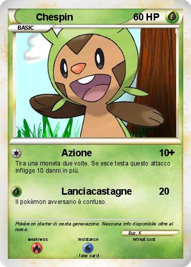 Pokemon Chespin