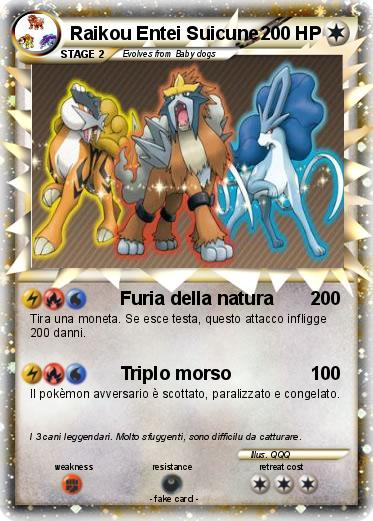 Pokemon Raikou Entei Suicune