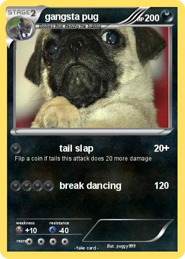 Pokemon gangsta pug