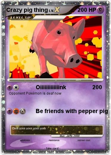 Pokemon Crazy pig thing