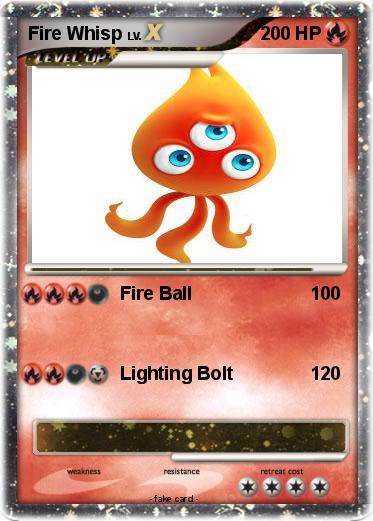 Pokemon Fire Whisp