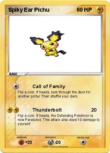 Pokemon Spiky Ear Pichu