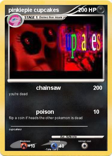 Pokemon pinkiepie cupcakes