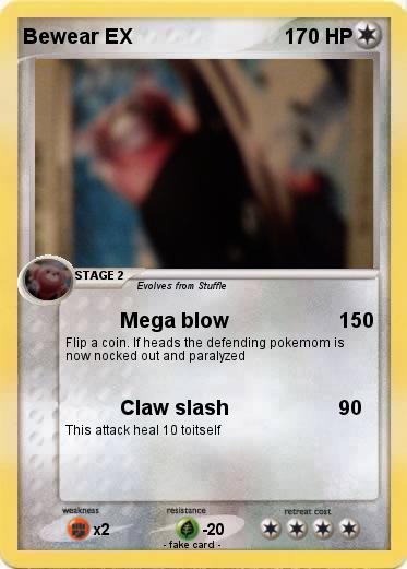 Pokemon Bewear EX