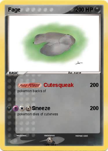 Pokemon Fage