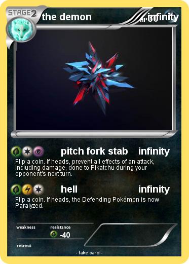 Pokemon the demon                      infinity