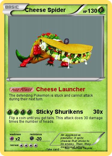 Pokemon Cheese Spider