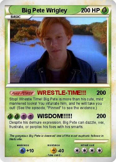 Pokemon Big Pete Wrigley