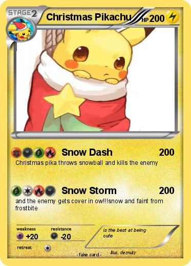Pokemon Christmas Pikachu