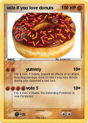 Pokemon vote if you love donuts