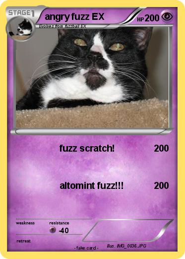 Pokemon angry fuzz EX