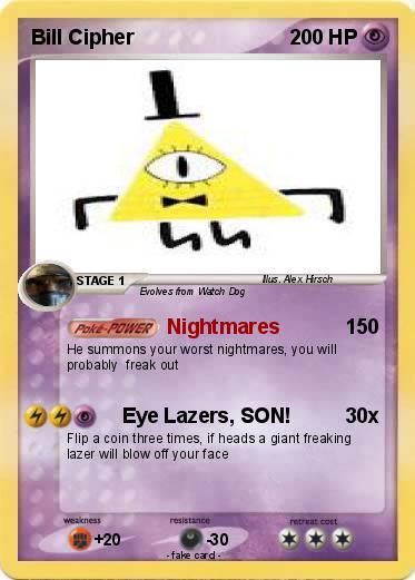 Pokemon Bill Cipher
