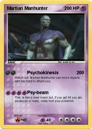Pokemon Martian Manhunter