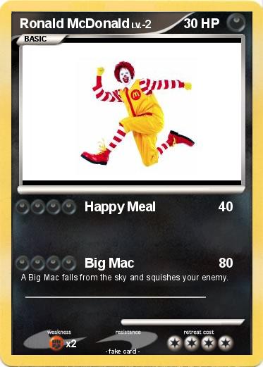 Pokemon Ronald McDonald