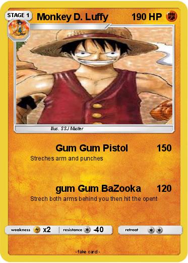 Pokemon Monkey D. Luffy