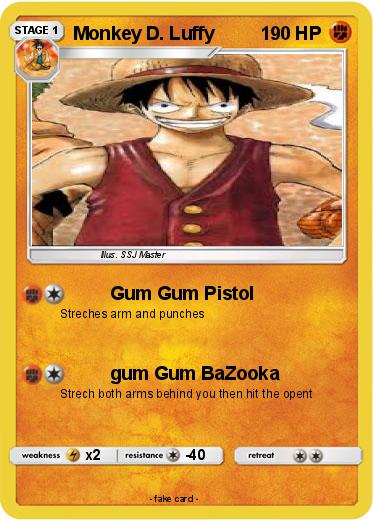 Pokemon Monkey D. Luffy