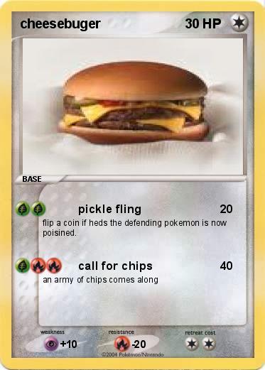 Pokemon cheesebuger