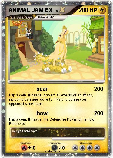 Pokemon ANIMAL JAM EX