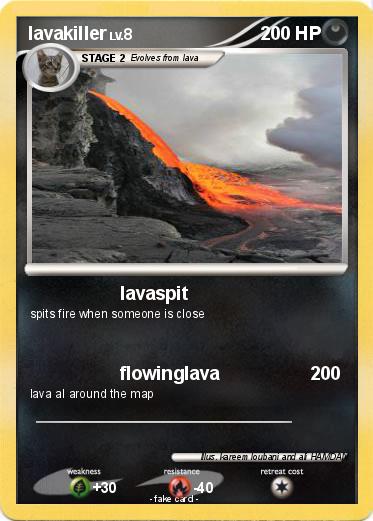 Pokemon lavakiller
