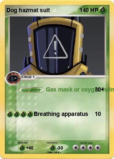 Pokemon Dog hazmat suit