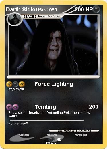Pokemon Darth Sidious