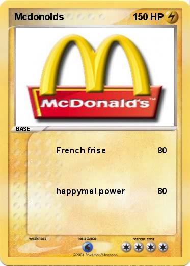 Pokemon Mcdonolds