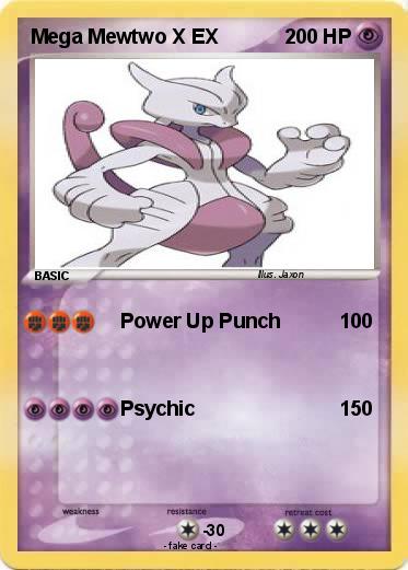 Pokemon Mega Mewtwo X EX