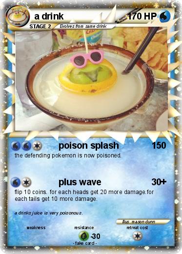 Pokemon a drink