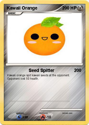 Pokemon Kawaii Orange