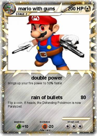 Pokemon mario with guns
