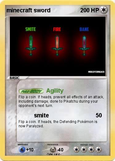 Pokemon minecraft sword