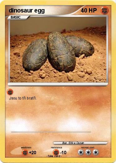 Pokemon dinosaur egg