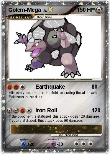Pokemon Golem-Mega