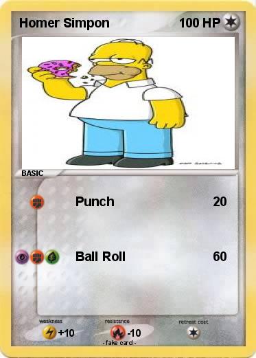 Pokemon Homer Simpon