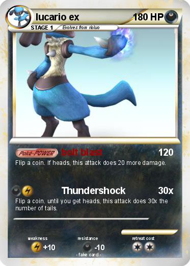 Pokemon lucario ex