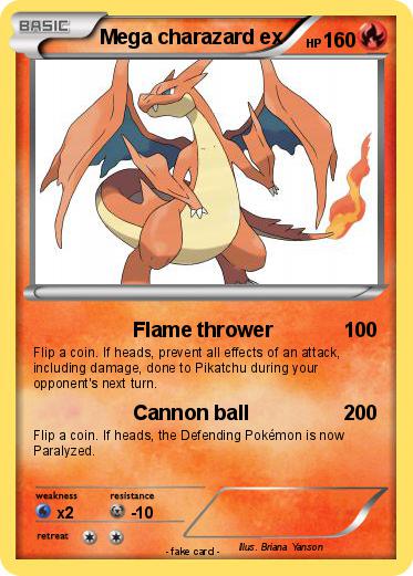 Pokemon Mega charazard ex