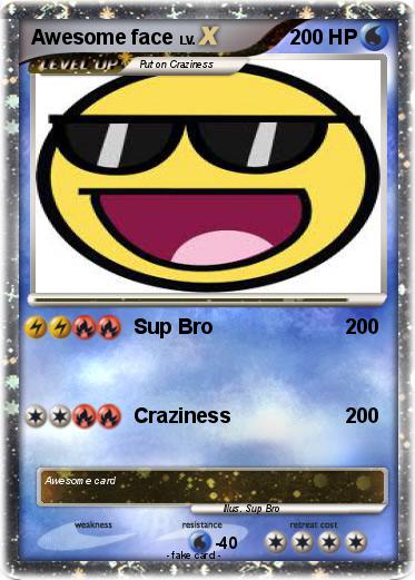 Pokemon Awesome face