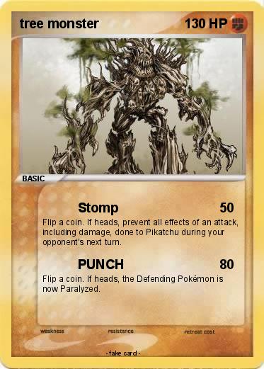 Pokemon tree monster