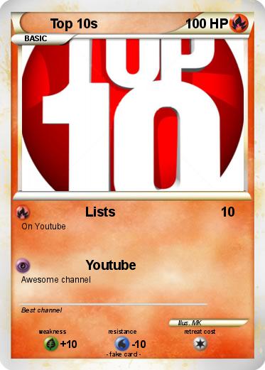 Pokemon Top 10s