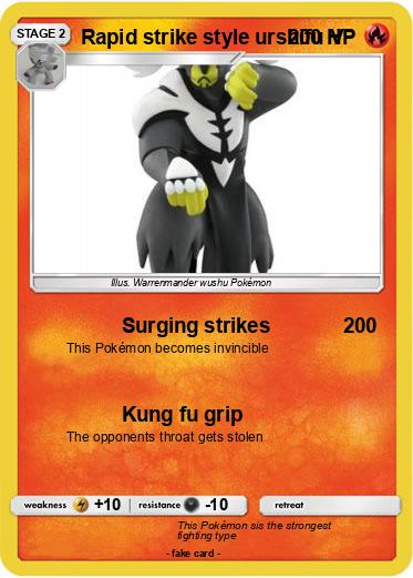Pokemon Rapid strike style urshifu V