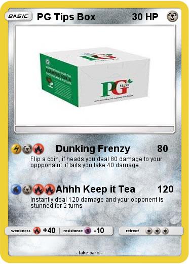 Pokemon PG Tips Box