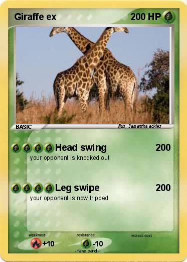 Pokemon Giraffe ex