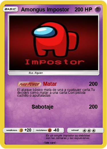 Pokemon Amongus Impostor