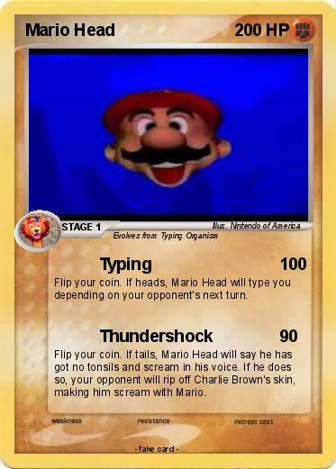 Pokemon Mario Head
