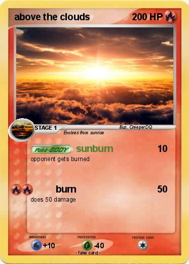 Pokemon above the clouds
