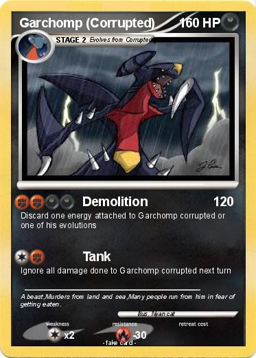 Pokemon Garchomp (Corrupted)