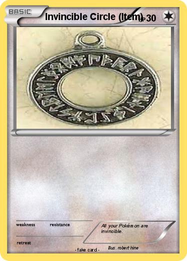 Pokemon Invincible Circle (Item)